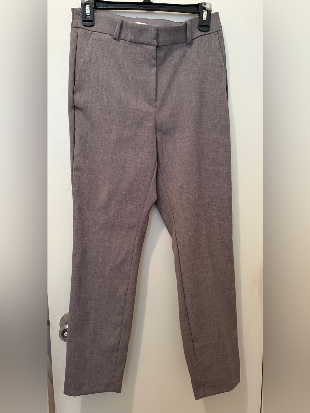 H&M: Women's Ankle Slacks, Slim Fit, Tapered, Color: Light Grey, Size: 6